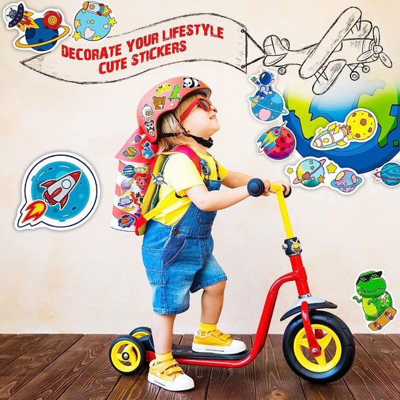 Stickers for Kids 600Pcs Mixed Colorful Cool Stickers for Teens Kids Boys Girls - Picture 5 of 8